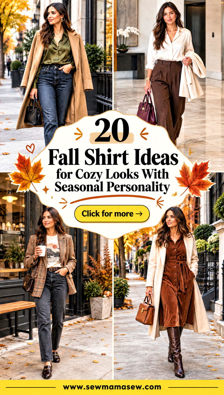 20 Fall Shirt Ideas for Cozy Looks With Seasonal Personality - 20 Fall Shirt Ideas for Cozy Looks With Seasonal Personality