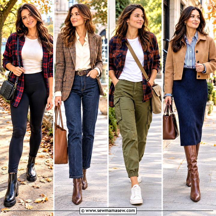 20 Fall Shirt Outfits for Cozy Effortless Everyday Style