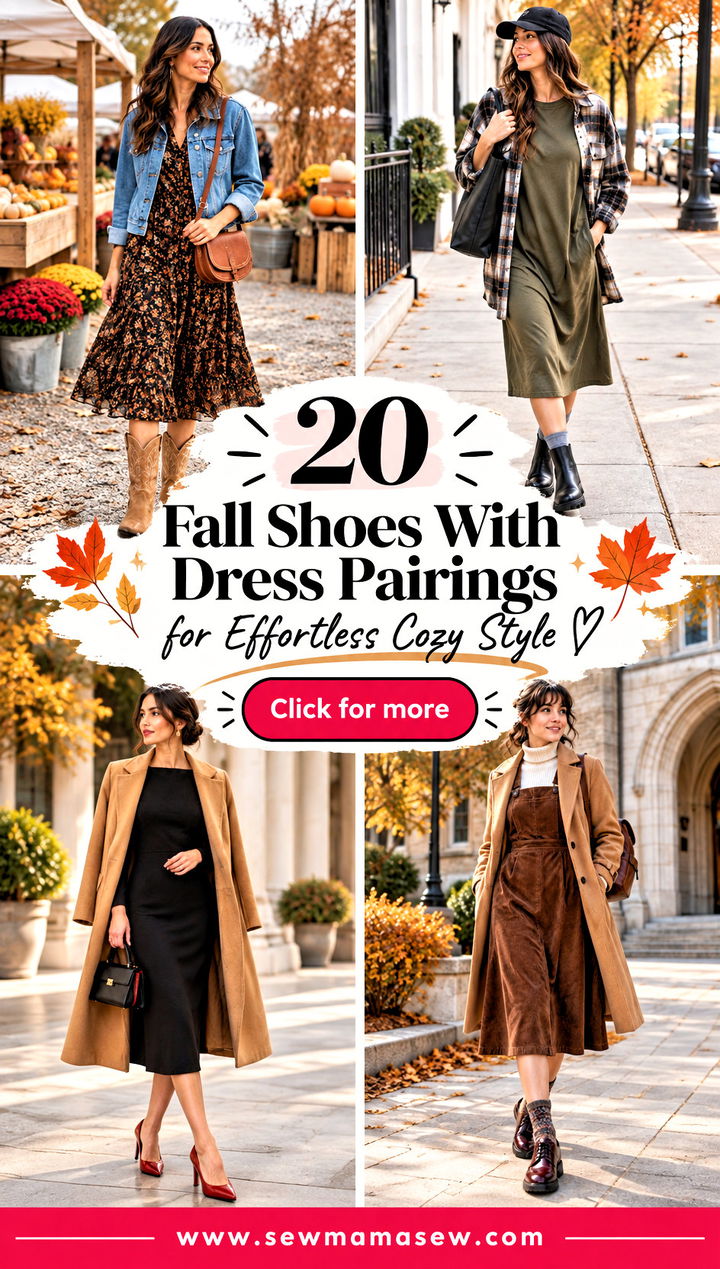 20 Fall Shoes With Dress Pairings for Effortless Cozy Style - 20 Fall Shoes With Dress Pairings for Effortless Cozy Style