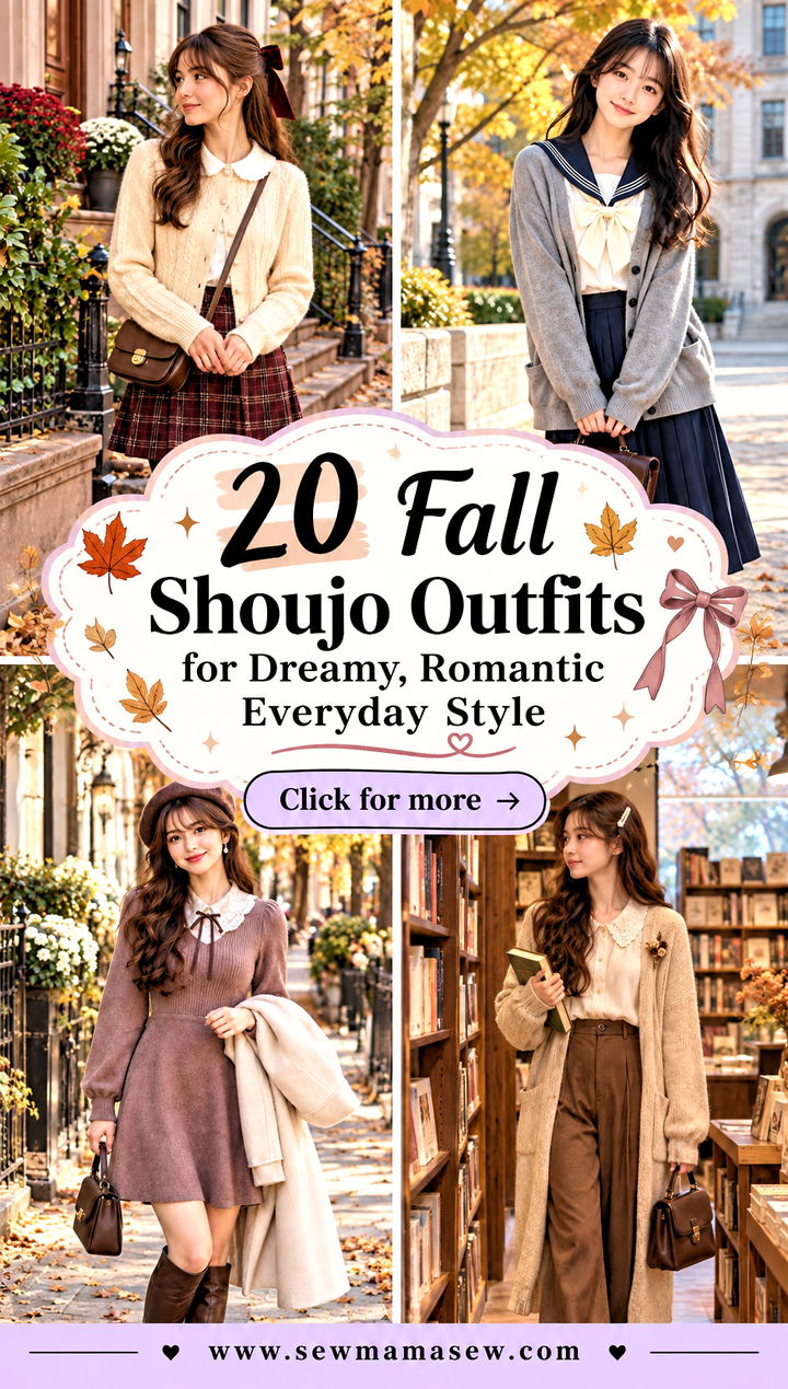 20 Fall Shoujo Outfits for Dreamy Romantic Everyday Style - 20 Fall Shoujo Outfits for Dreamy, Romantic Everyday Style