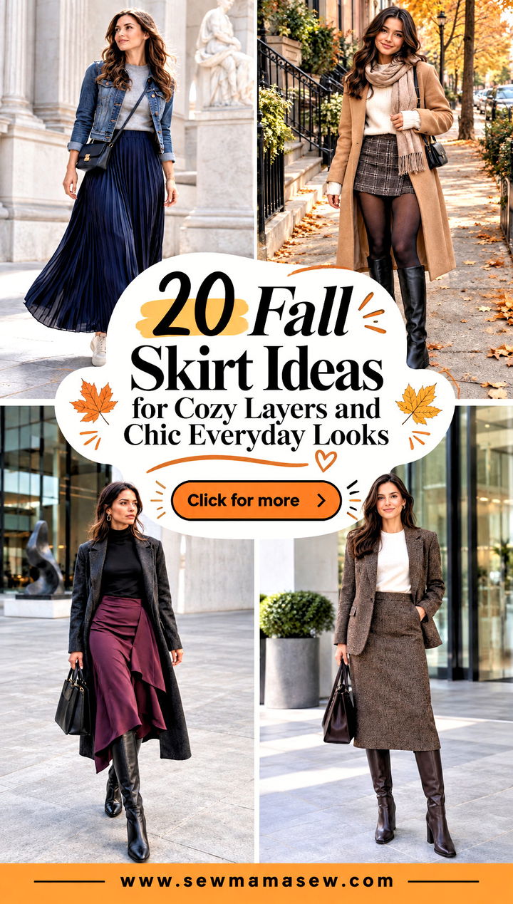 20 Fall Skirt Ideas for Cozy Layers and Chic Everyday Looks - 20 Fall Skirt Ideas for Cozy Layers and Chic Everyday Looks