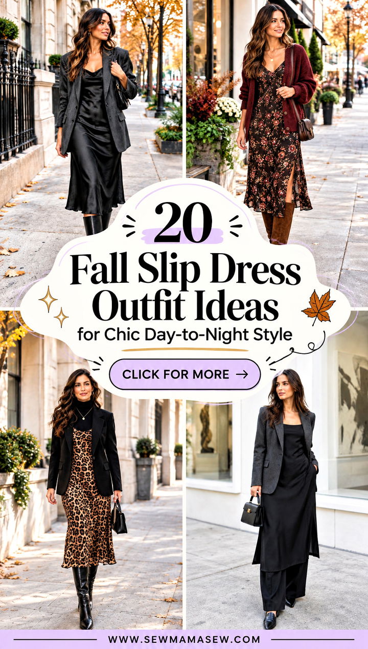 20 Fall Slip Dress Outfit Ideas for Chic Day-to-Night Style - 20 Fall Slip Dress Outfit Ideas for Chic Day-to-Night Style