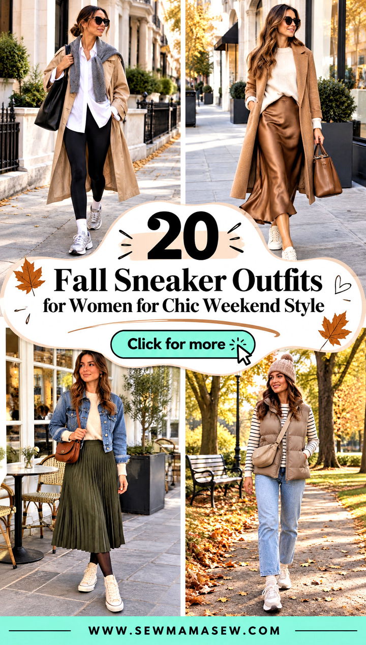 20 Fall Sneaker Outfits for Women for Chic Weekend Style - 20 Fall Sneaker Outfits for Women for Chic Weekend Style