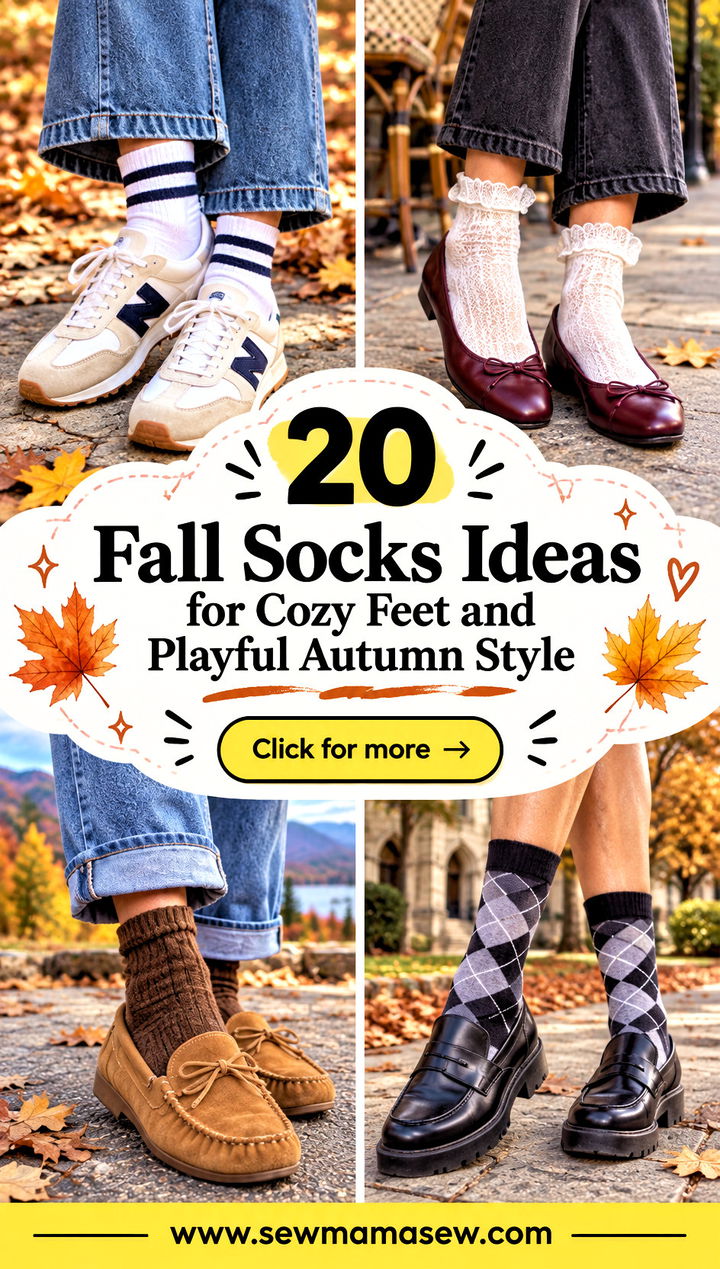 20 Fall Socks Ideas for Cozy Feet and Playful Autumn Style - 20 Fall Socks Ideas for Cozy Feet and Playful Autumn Style