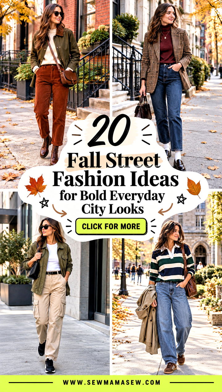 20 Fall Street Fashion Ideas for Bold Everyday City Looks - 20 Fall Street Fashion Ideas for Bold Everyday City Looks