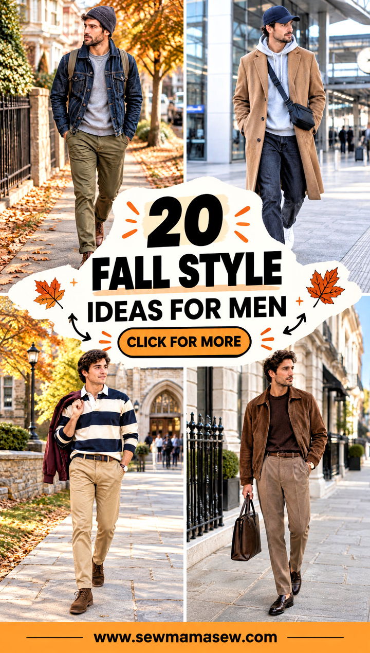20 Fall Style Ideas for Men to Look Sharp on Crisp Cooler Days - 20 Fall Style Ideas for Men to Look Sharp on Crisp, Cooler Days
