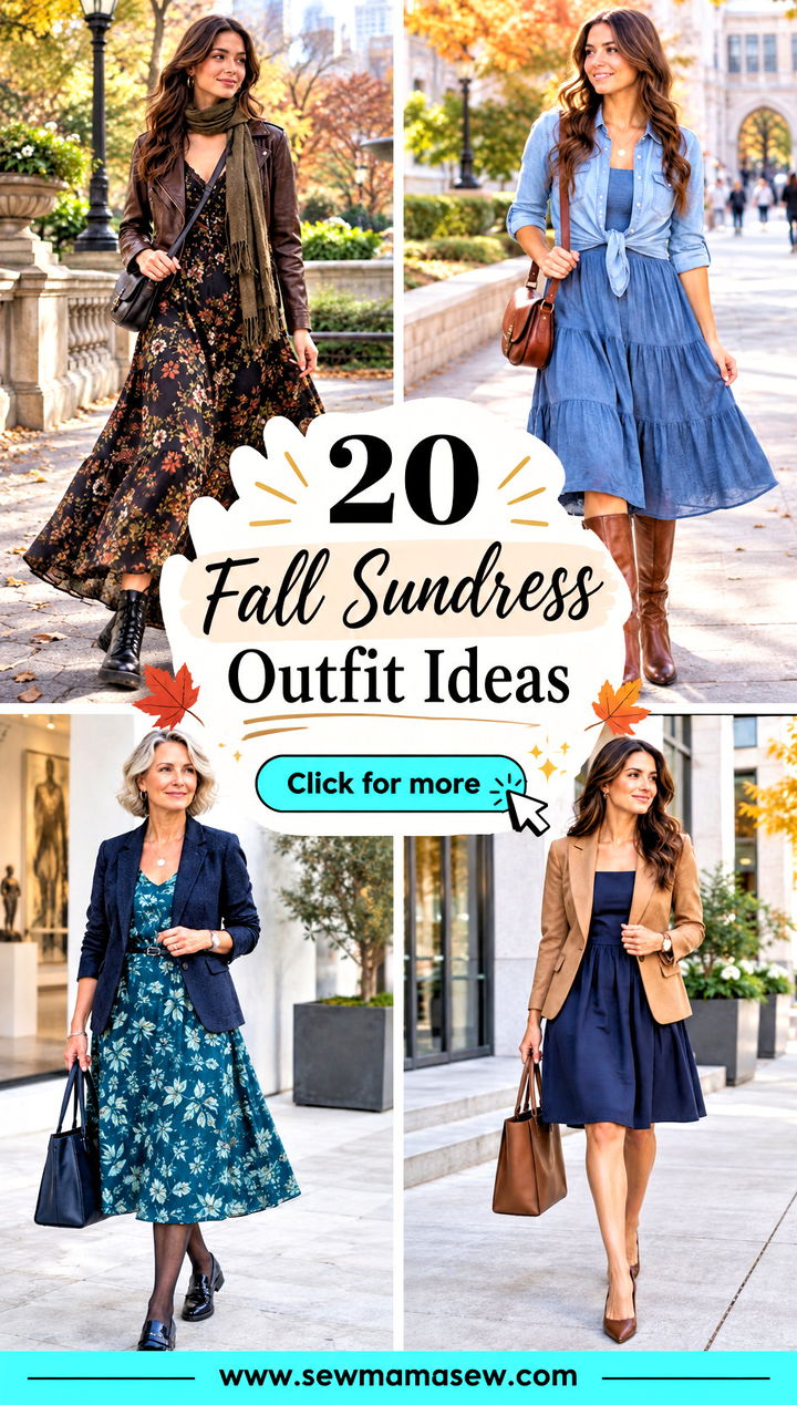 20 Fall Sundress Outfit Ideas for Effortless Autumn Charm - 20 Fall Sundress Outfit Ideas for Effortless Autumn Charm