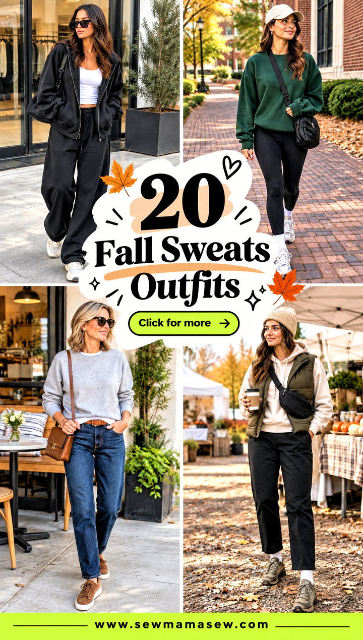 20 Fall Sweats Outfits for Cozy Weekends With a Cool Edge - 20 Fall Sweats Outfits for Cozy Weekends With a Cool Edge