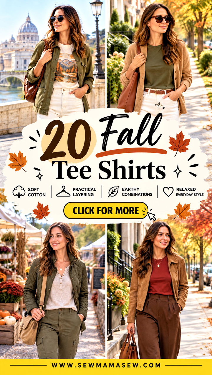 20 Fall Tee Shirts for Laid-Back Layers Youll Love Wearing - 20 Fall Tee Shirts for Laid-Back Layers You'll Love Wearing