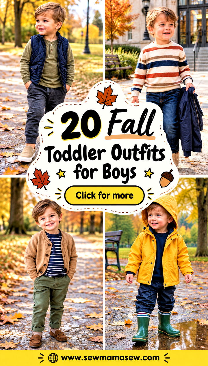20 Fall Toddler Outfits for Boys for Cozy Outdoor Adventures - 20 Fall Toddler Outfits for Boys for Cozy Outdoor Adventures