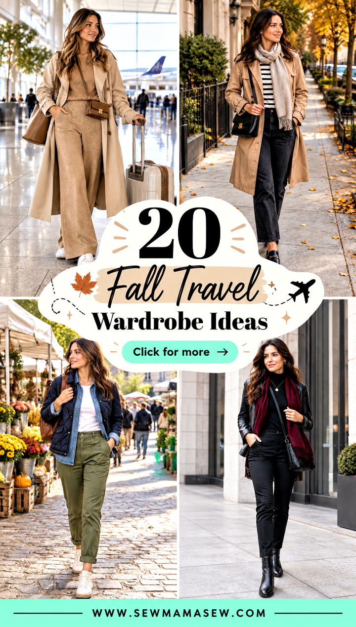 20 Fall Travel Wardrobe Ideas for Effortless Autumn Trips - 20 Fall Travel Wardrobe Ideas for Effortless Autumn Trips