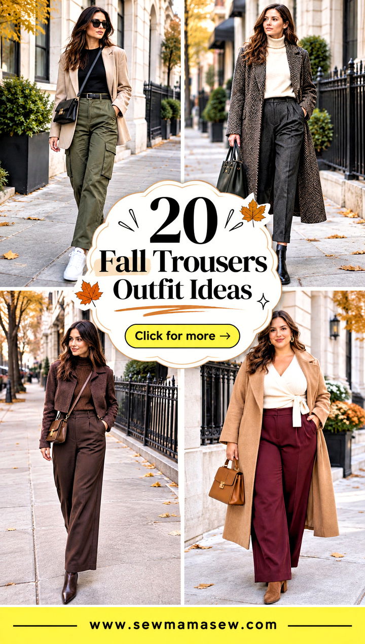 20 Fall Trousers Outfit Ideas for Chic Everyday Dressing - 20 Fall Trousers Outfit Ideas for Chic Everyday Dressing