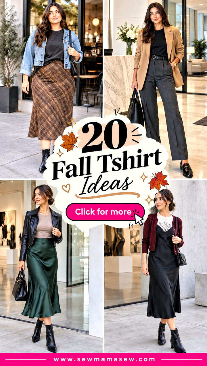 20 Fall Tshirt Ideas for Cozy Effortless Everyday Layers - 20 Fall Tshirt Ideas for Cozy, Effortless Everyday Layers