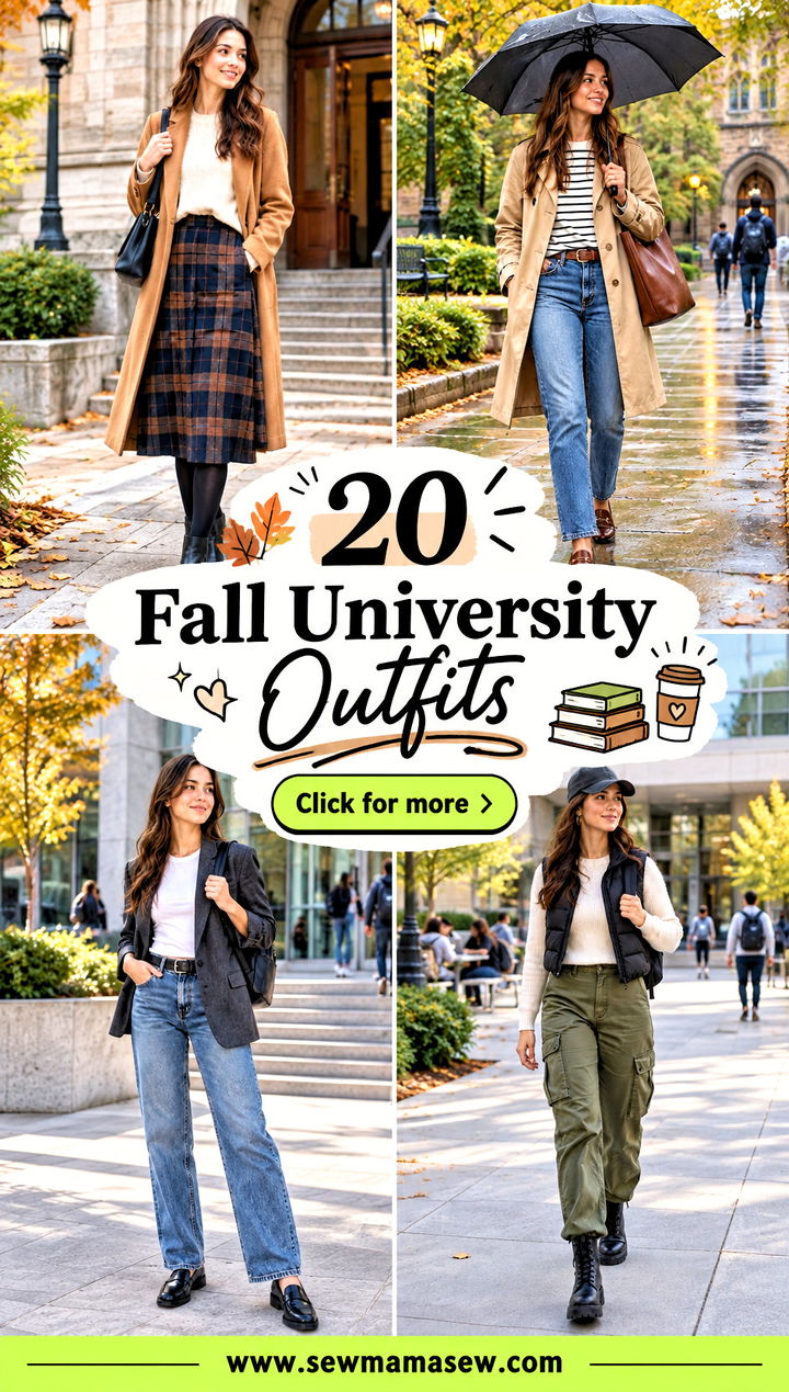 20 Fall University Outfits for Comfy Confident Campus Days - 20 Fall University Outfits for Comfy, Confident Campus Days