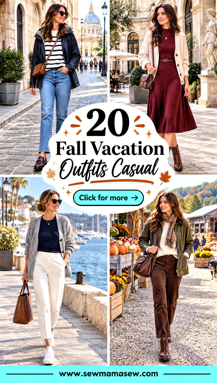 20 Fall Vacation Outfits Casual Cozy Looks for Easy Trips - 20 Fall Vacation Outfits Casual: Cozy Looks for Easy Trips