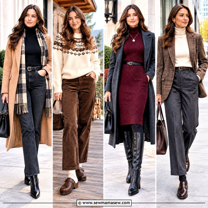20 Fall Warm Outfits for Cozy Style on Chilly Autumn Days