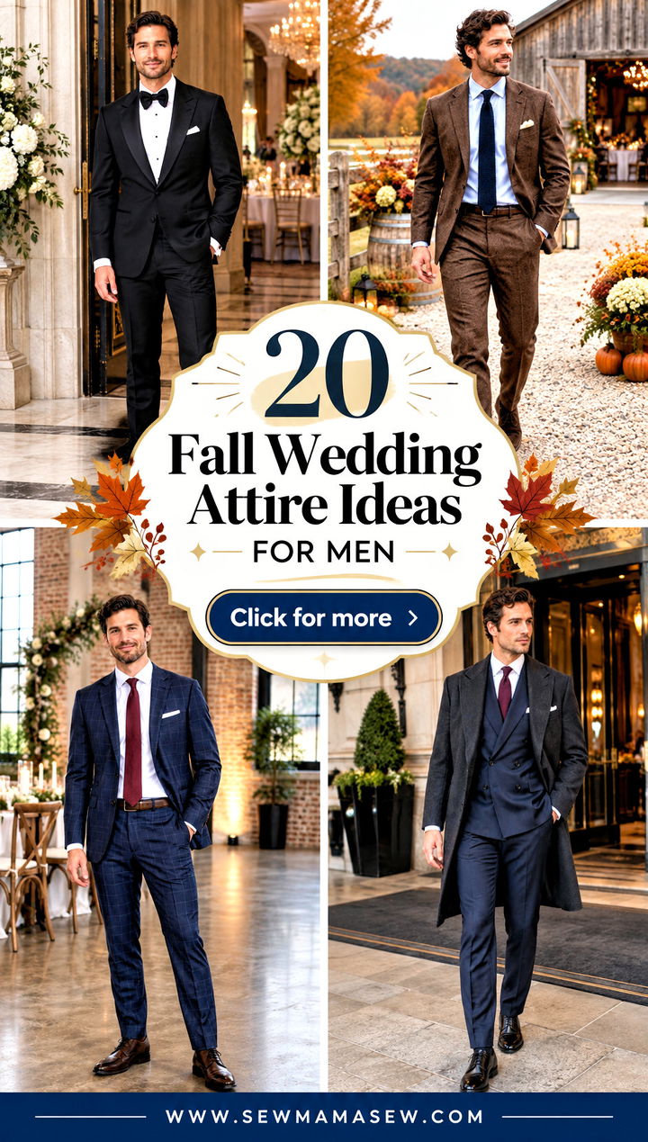20 Fall Wedding Attire Ideas for Men Sharp Seasonal Looks - 20 Fall Wedding Attire Ideas for Men: Sharp Seasonal Looks