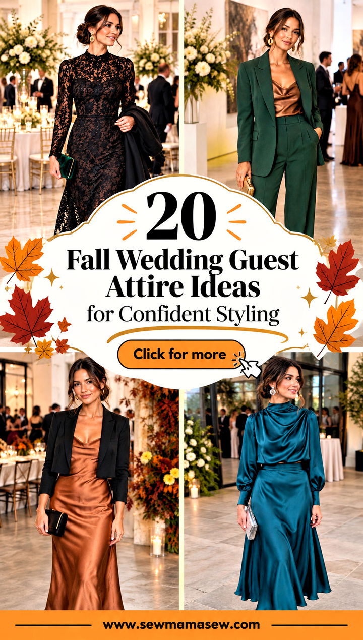 20 Fall Wedding Guest Attire Ideas for Confident Styling - 20 Fall Wedding Guest Attire Ideas for Confident Styling
