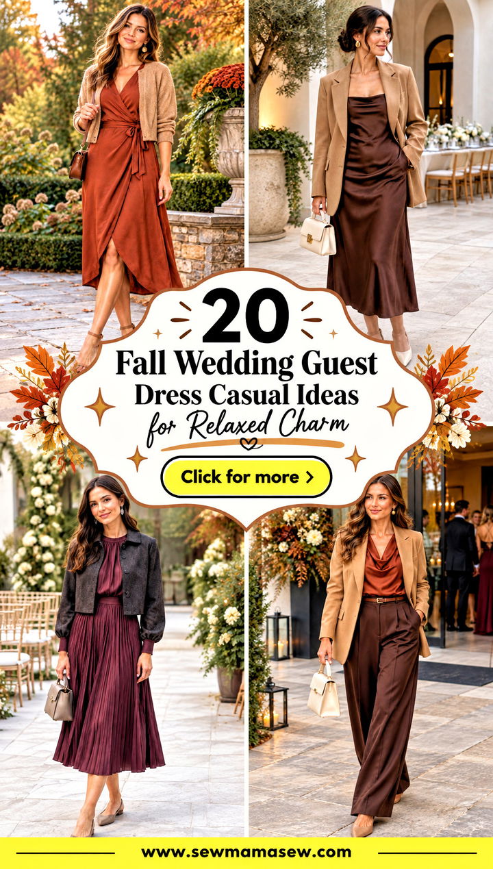 20 Fall Wedding Guest Dress Casual Ideas for Relaxed Charm - 20 Fall Wedding Guest Dress Casual Ideas for Relaxed Charm