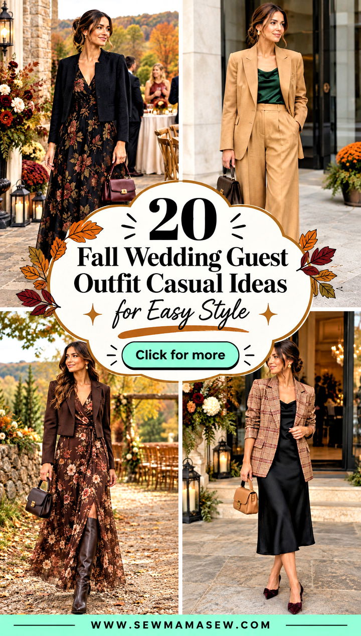 20 Fall Wedding Guest Outfit Casual Ideas for Easy Style - 20 Fall Wedding Guest Outfit Casual Ideas for Easy Style