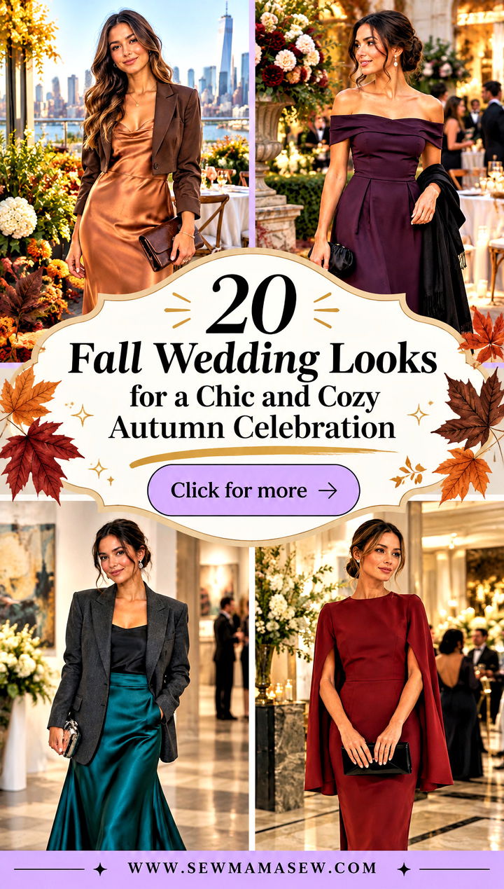 20 Fall Wedding Looks for a Chic and Cozy Autumn Celebration - 20 Fall Wedding Looks for a Chic and Cozy Autumn Celebration