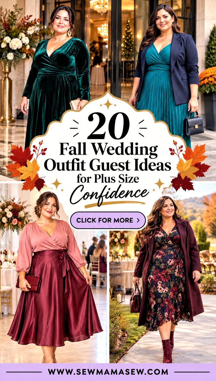 20 Fall Wedding Outfit Guest Ideas for Plus Size Confidence - 20 Fall Wedding Outfit Guest Ideas for Plus Size Confidence
