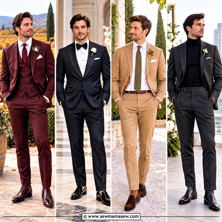 20 Fall Wedding Suits Groom Attire Ideas for a Dapper Look