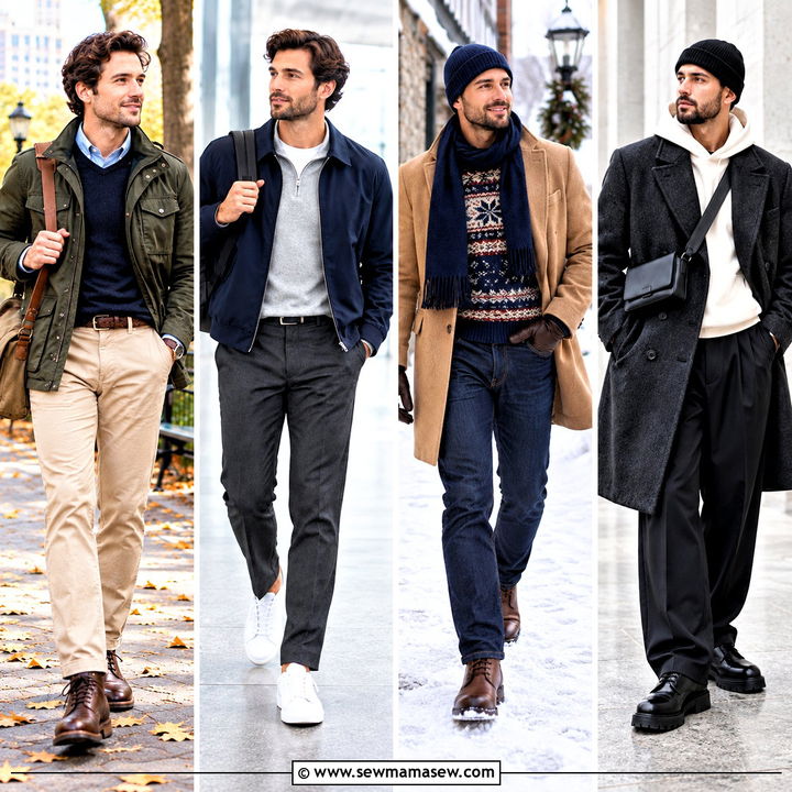 20 Fall Winter Outfits for Men for Effortless Layered Style