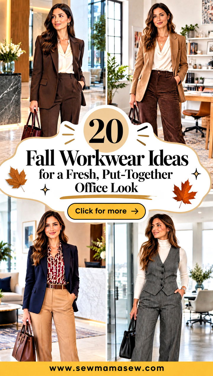 20 Fall Workwear Ideas for a Fresh Put-Together Office Look - 20 Fall Workwear Ideas for a Fresh, Put-Together Office Look