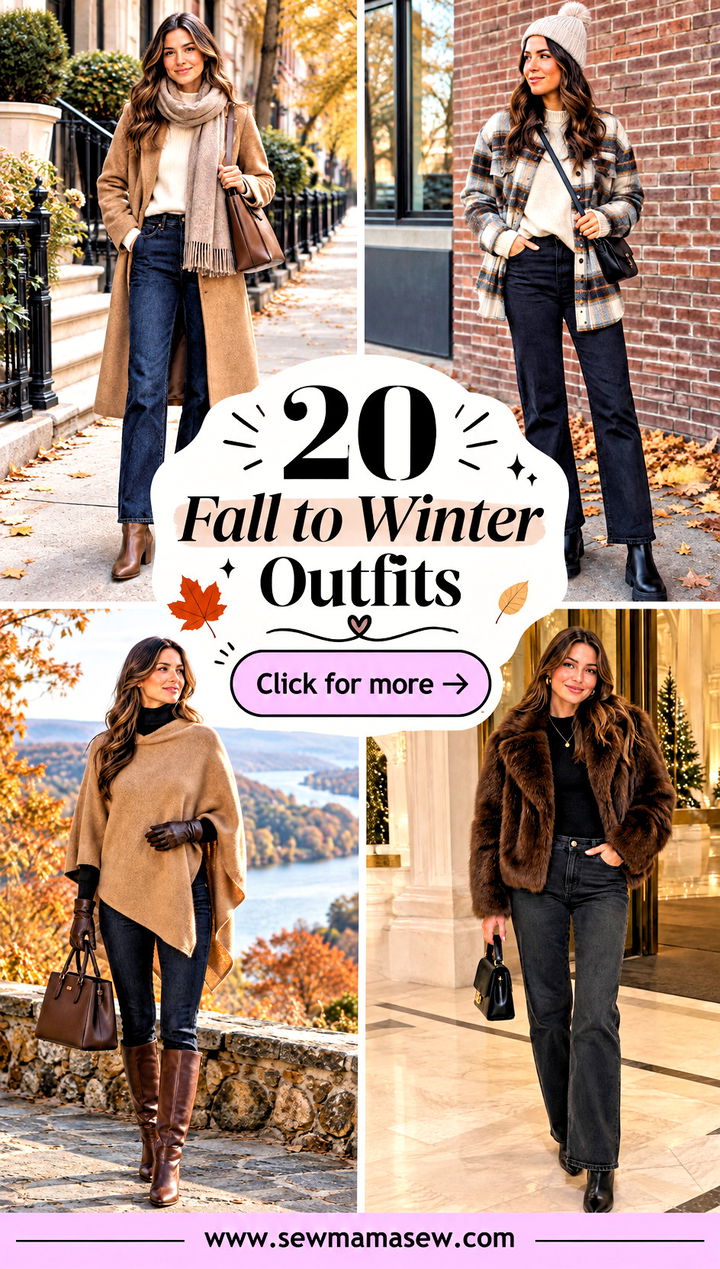 20 Fall to Winter Outfits for Cozy Seamless Seasonal Style - 20 Fall to Winter Outfits for Cozy, Seamless Seasonal Style