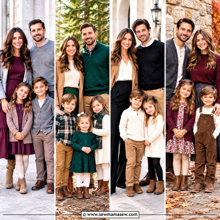 20 Family Photo Outfits Fall Color Schemes for Cozy Memories