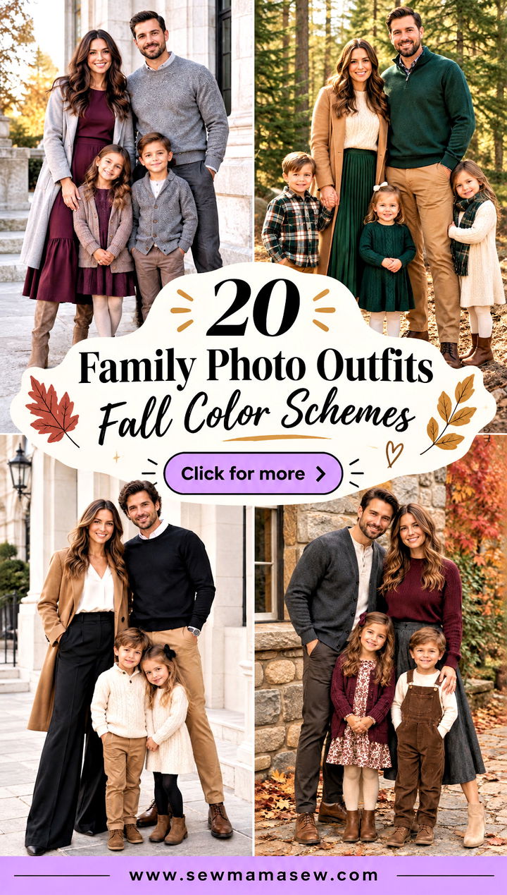 20 Family Photo Outfits Fall Color Schemes for Cozy Memories - 20 Family Photo Outfits Fall Color Schemes for Cozy Memories