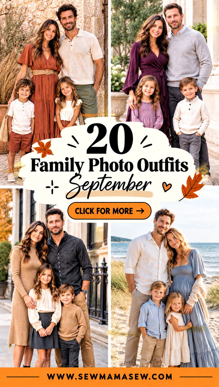 20 Family Photo Outfits September for Warm Timeless Photos - 20 Family Photo Outfits September for Warm, Timeless Photos