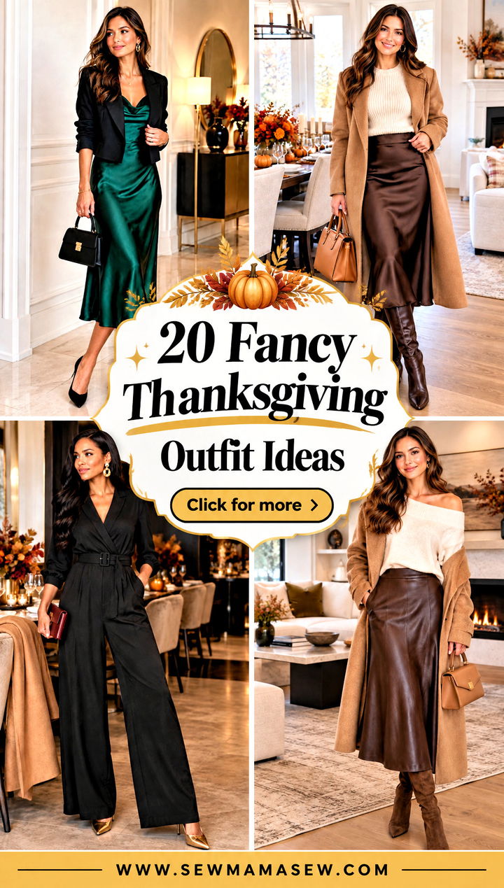 20 Fancy Thanksgiving Outfit Ideas for a Chic Holiday Dinner - 20 Fancy Thanksgiving Outfit Ideas for a Chic Holiday Dinner