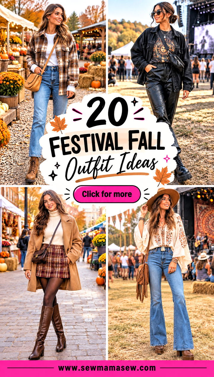 20 Festival Fall Outfit Ideas for Cozy Standout Music Looks - 20 Festival Fall Outfit Ideas for Cozy, Standout Music Looks