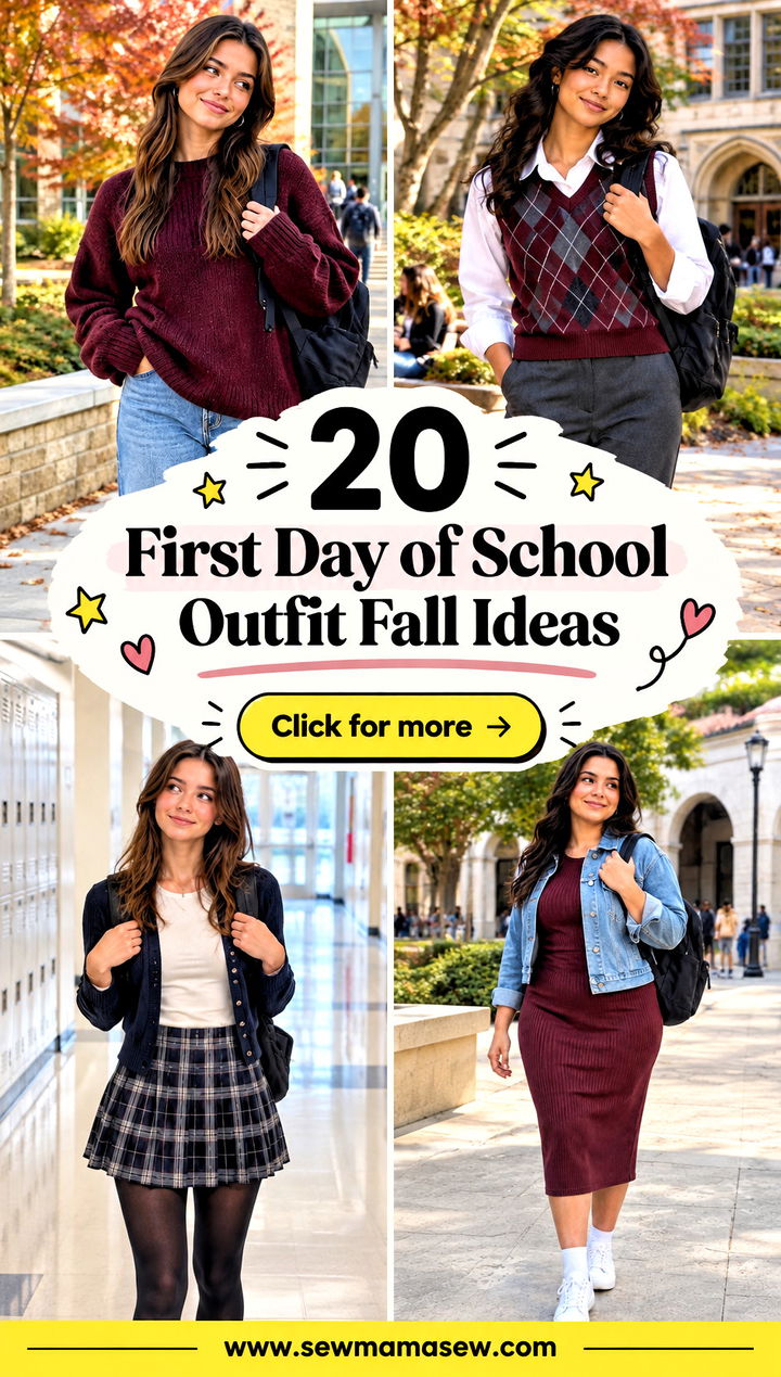 20 First Day of School Outfit Fall Ideas for a Fresh Start - 20 First Day of School Outfit Fall Ideas for a Fresh Start