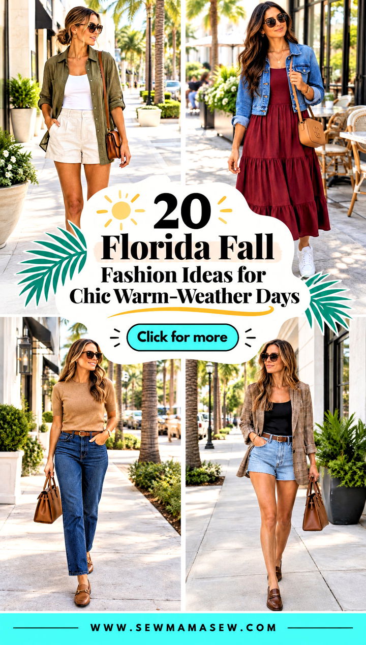 20 Florida Fall Fashion Ideas for Chic Warm-Weather Days - 20 Florida Fall Fashion Ideas for Chic Warm-Weather Days
