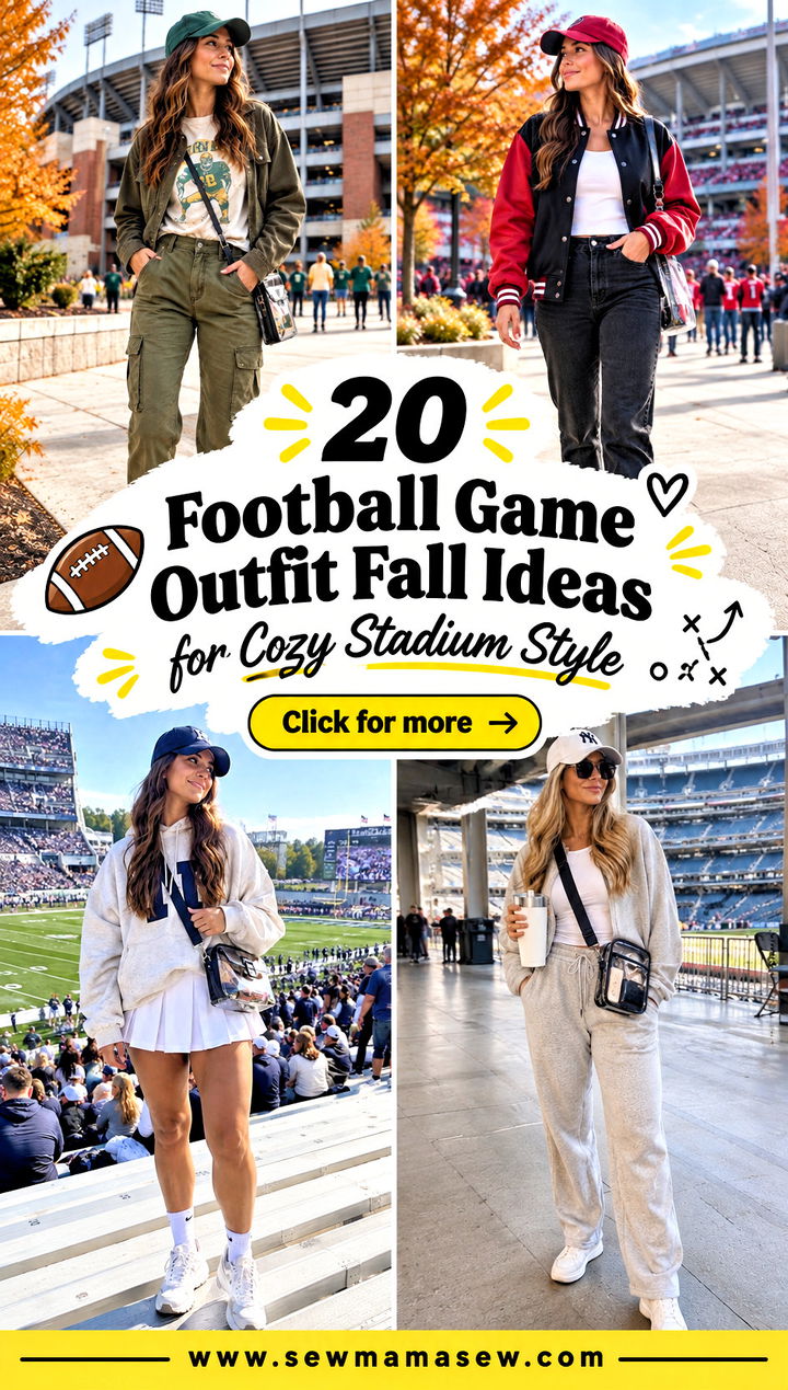20 Football Game Outfit Fall Ideas for Cozy Stadium Style - 20 Football Game Outfit Fall Ideas for Cozy Stadium Style