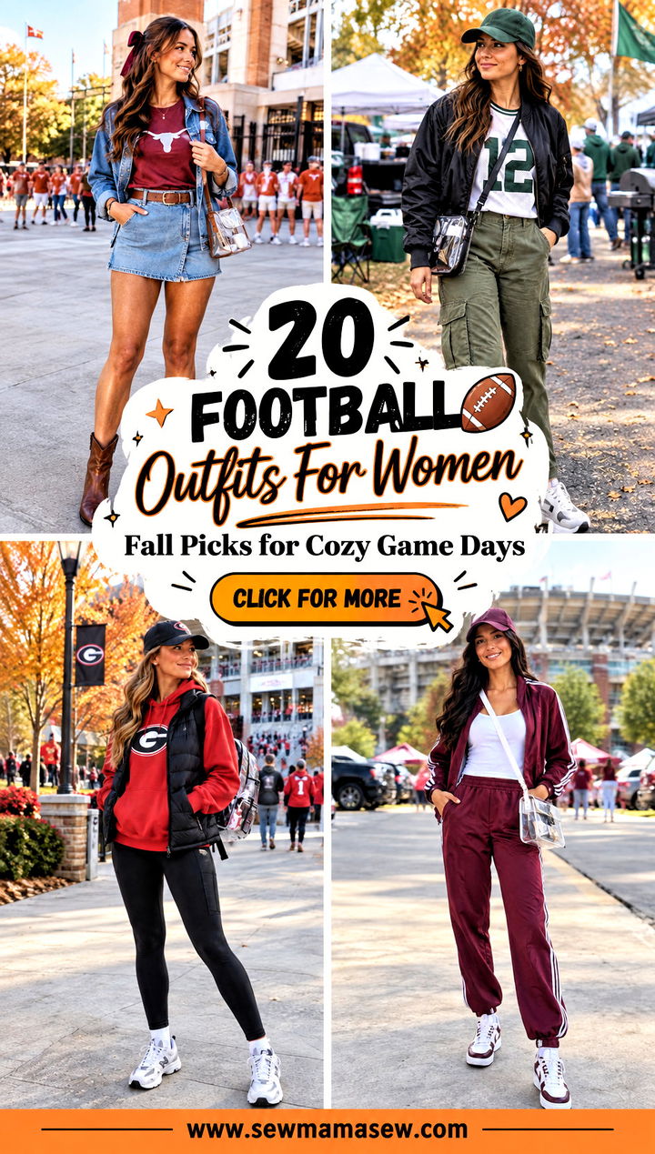 20 Football Outfits For Women Fall Picks for Cozy Game Days - 20 Football Outfits For Women Fall Picks for Cozy Game Days