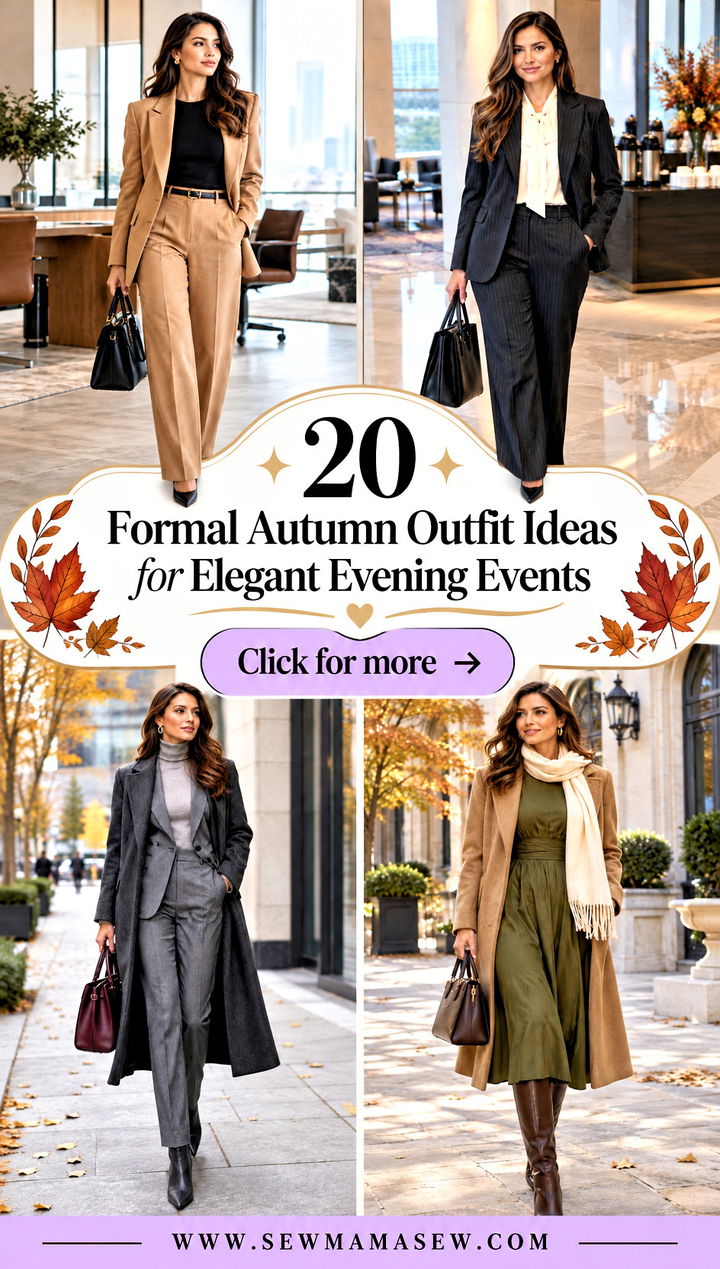 20 Formal Autumn Outfit Ideas for Elegant Evening Events - 20 Formal Autumn Outfit Ideas for Elegant Evening Events