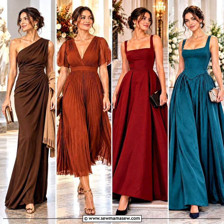 20 Formal Fall Dresses for Elegant Weddings and Evenings