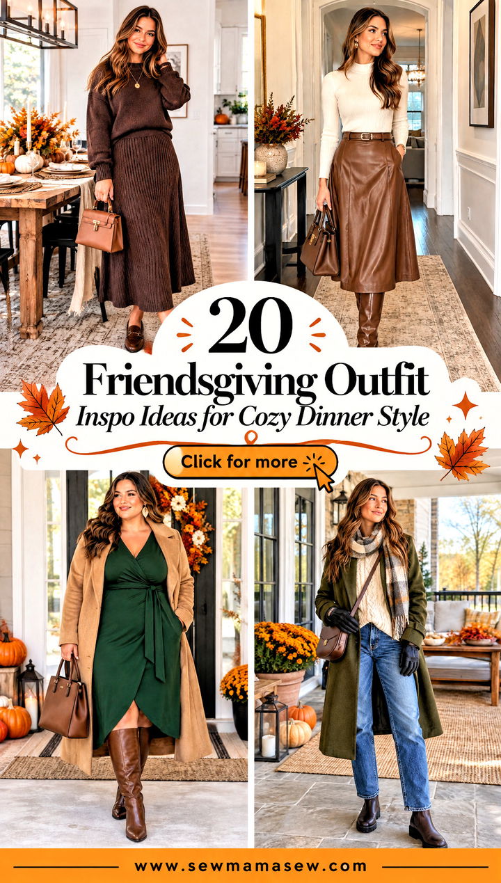 20 Friendsgiving Outfit Inspo Ideas for Cozy Dinner Style - 20 Friendsgiving Outfit Inspo Ideas for Cozy Dinner Style
