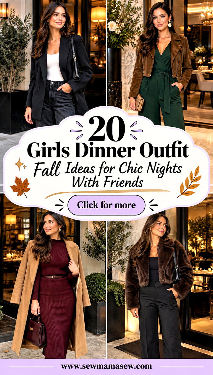 20 Girls Dinner Outfit Fall Ideas for Chic Nights With Friends - 20 Girls Dinner Outfit Fall Ideas for Chic Nights With Friends