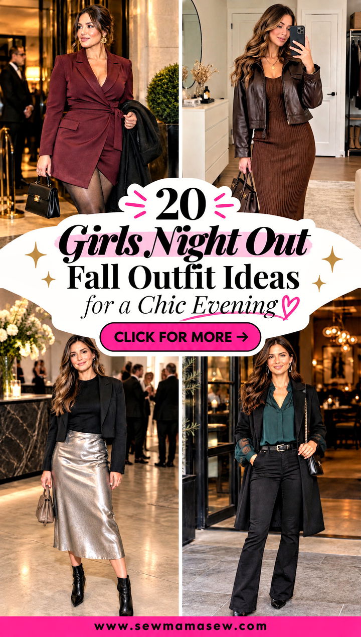 20 Girls Night Out Fall Outfit Ideas for a Chic Evening - 20 Girls Night Out Fall Outfit Ideas for a Chic Evening