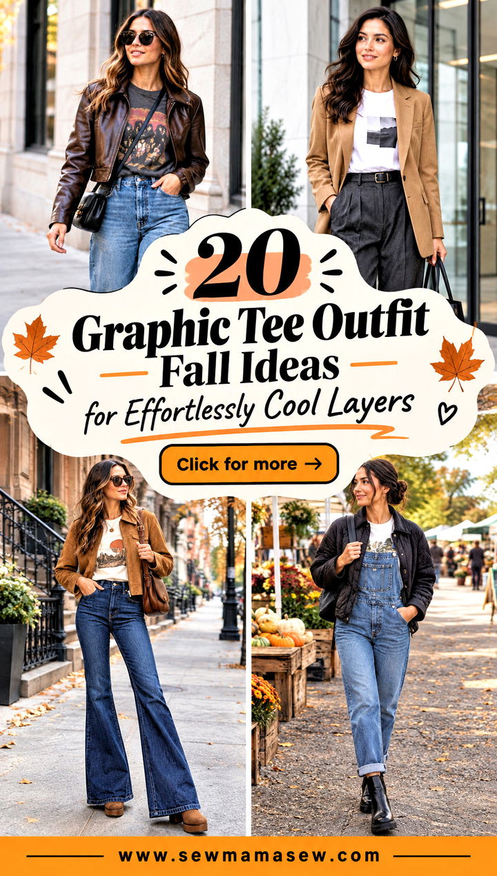 20 Graphic Tee Outfit Fall Ideas for Effortlessly Cool Layers - 20 Graphic Tee Outfit Fall Ideas for Effortlessly Cool Layers