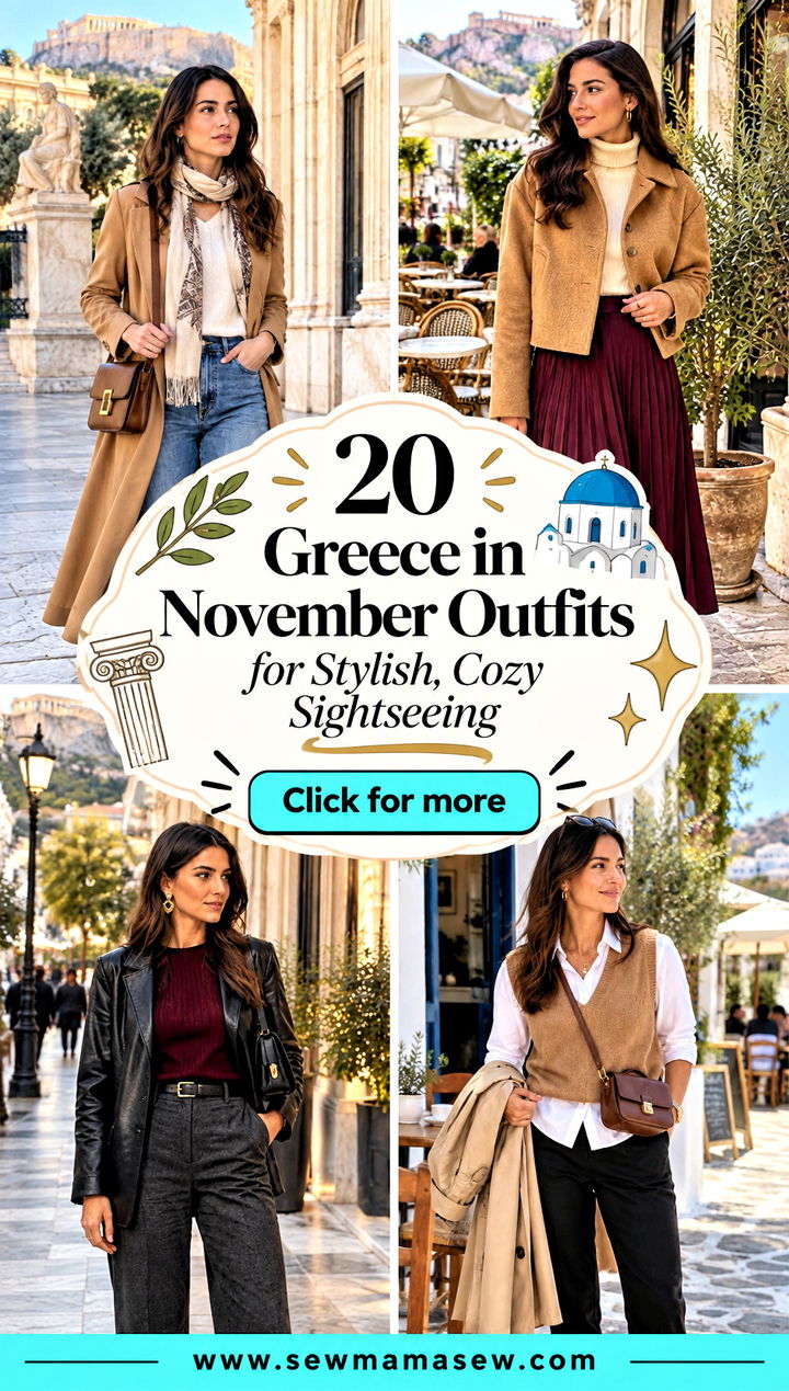 20 Greece in November Outfits for Stylish Cozy Sightseeing - 20 Greece in November Outfits for Stylish, Cozy Sightseeing