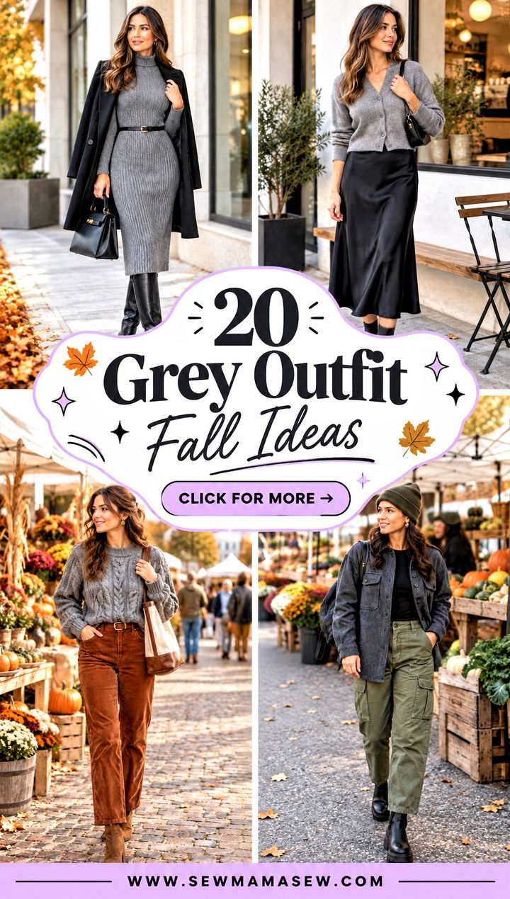 20 Grey Outfit Fall Ideas for Cozy Chic Everyday Layers - 20 Grey Outfit Fall Ideas for Cozy, Chic Everyday Layers