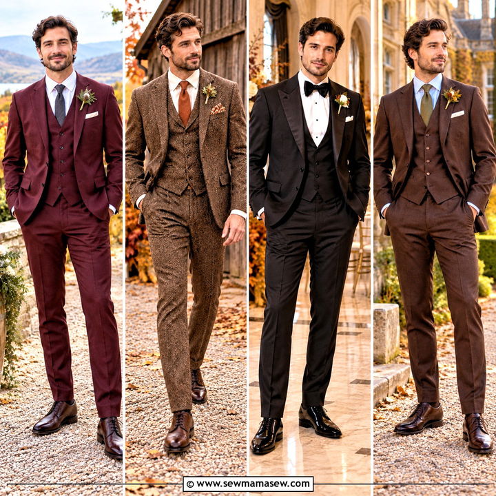 20 Groom Fall Wedding Attire Ideas for a Memorable Big Day