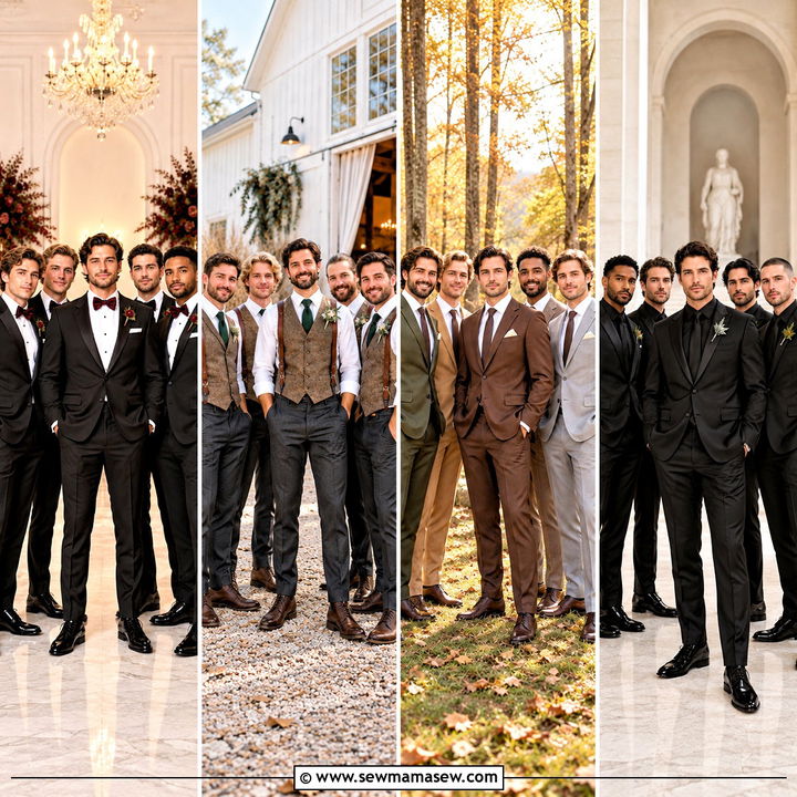 20 Groomsmen Fall Wedding Attire Ideas for Timeless Style