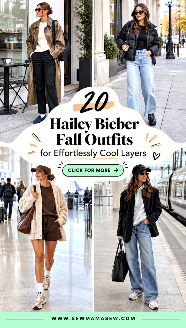 20 Hailey Bieber Fall Outfits for Effortlessly Cool Layers - 20 Hailey Bieber Fall Outfits for Effortlessly Cool Layers